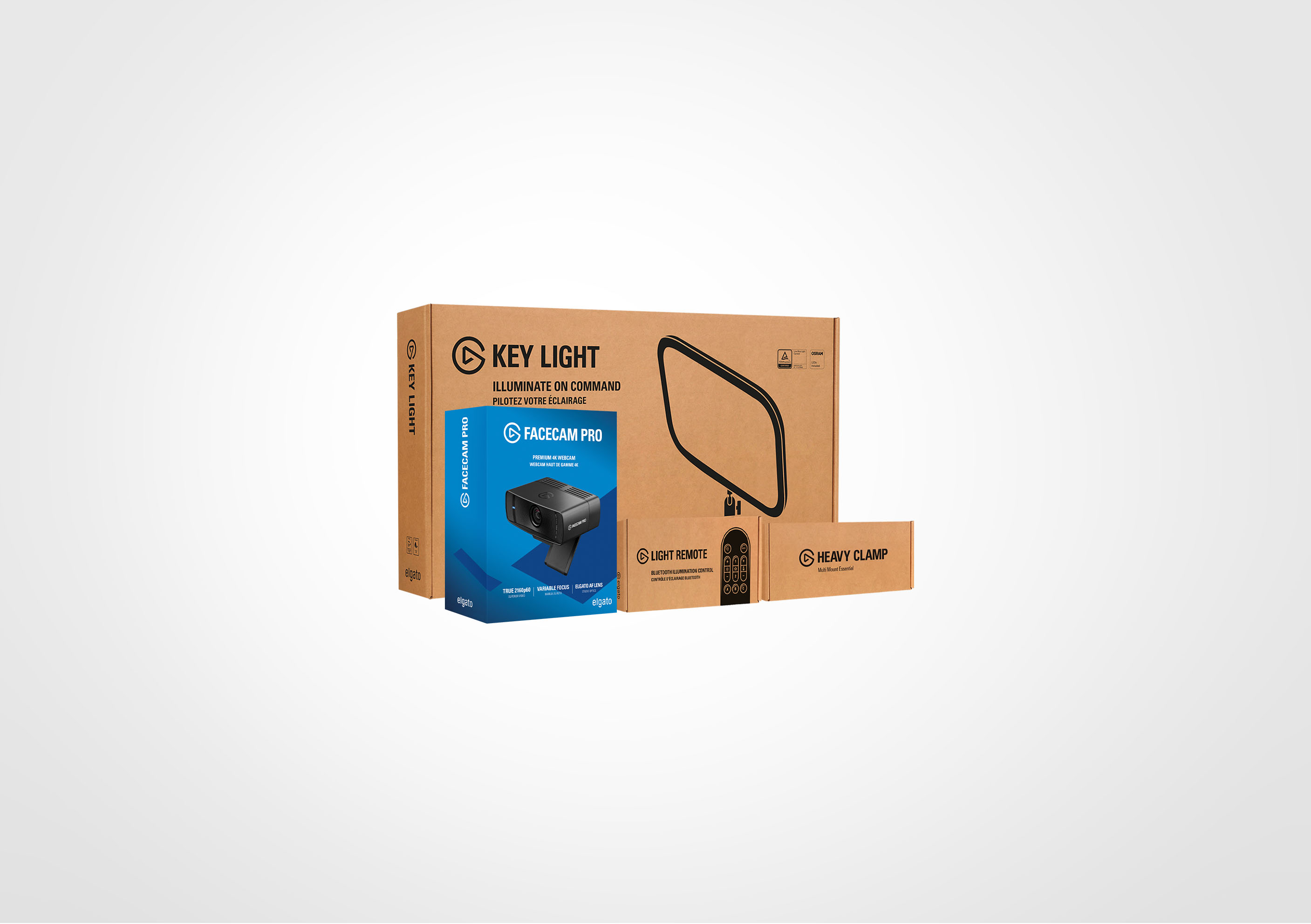 Key Light Solo Bundle - Heavy Pro Remote | Elgato
